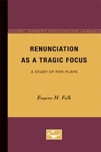 Renunciation as a Tragic Focus_cover