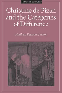 Christine de Pizan and the Categories of Difference_cover