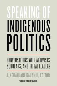 Speaking of Indigenous Politics_cover