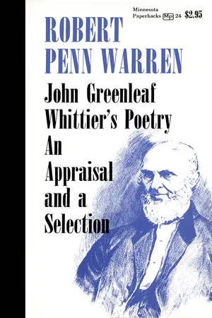 John Greenleaf Whittier’s Poetry