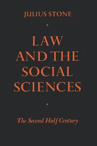 Law and the Social Sciences_cover