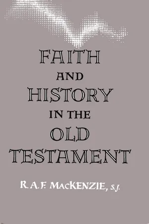 Faith and History in the Old Testament
