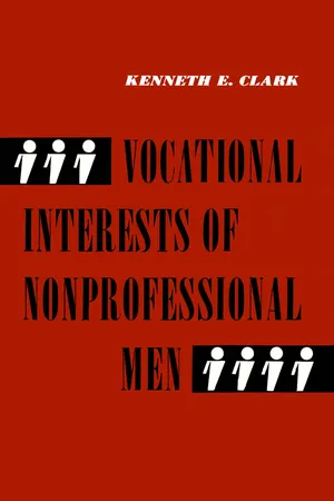 Vocational Interests of NonProfessional Men