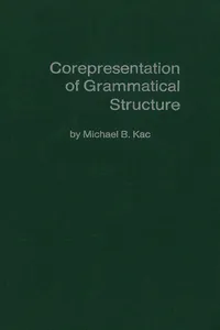 Corepresentation of Grammatical Structure_cover