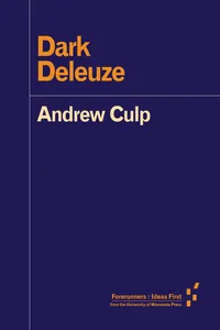 Dark Deleuze_cover