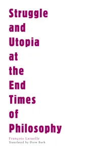 Struggle and Utopia at the End Times of Philosophy_cover