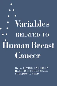 Variables Related to Human Breast Cancer_cover