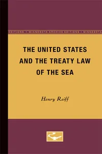 The United States and the Treaty Law of the Sea_cover