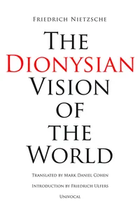 The Dionysian Vision of the World_cover