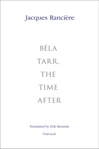 Béla Tarr, the Time After_cover