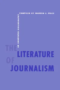 The Literature of Journalism_cover