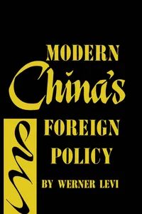 Modern China’s Foreign Policy_cover