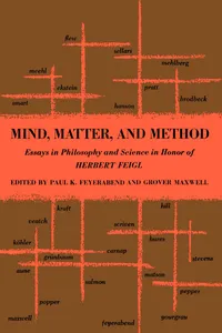 Mind, Matter, and Method_cover