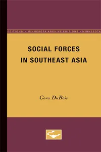 Social Forces in Southeast Asia_cover