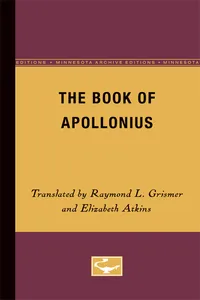 The Book of Apollonius_cover