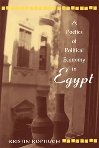 Poetics of Political Economy in Egypt_cover