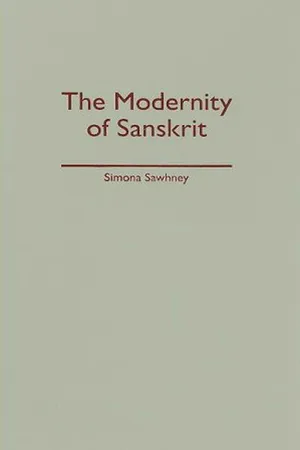 The Modernity of Sanskrit
