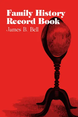 Family History Record Book