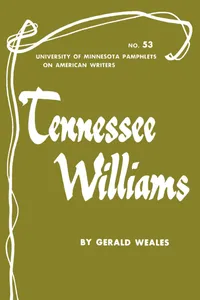 Tennessee Williams - American Writers 53_cover