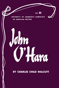 John O’Hara - American Writers 80_cover