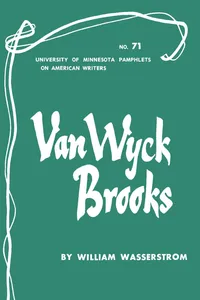 Van Wyck Brooks - American Writers 71_cover
