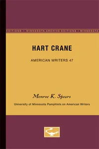 Hart Crane - American Writers 47_cover