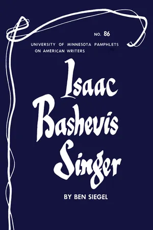 Isaac Bashevis Singer - American Writers 86