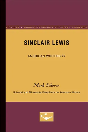 Sinclair Lewis - American Writers 27