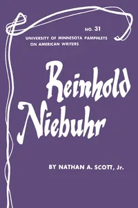 Reinhold Niebuhr - American Writers 31_cover