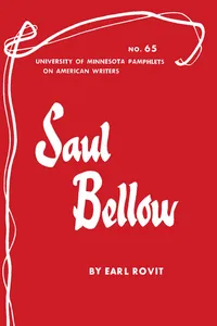 Saul Bellow - American Writers 65_cover