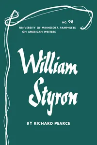 William Styron - American Writers 98_cover