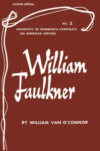 William Faulkner - American Writers 3_cover