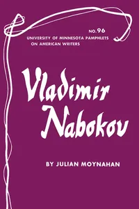 Vladimir Nabokov - American Writers 96_cover