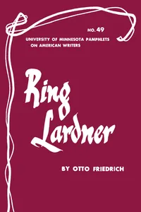 Ring Lardner - American Writers 49_cover