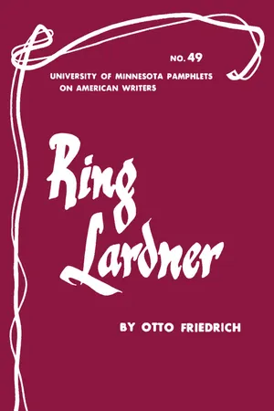Ring Lardner - American Writers 49