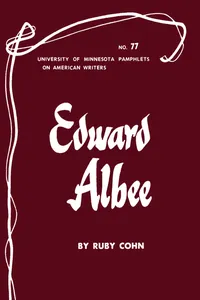 Edward Albee - American Writers 77_cover