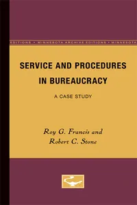 Service and Procedures in Bureaucracy_cover