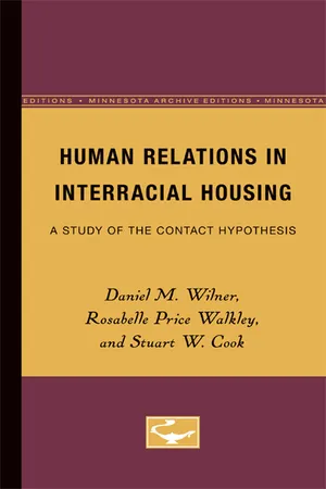 Human Relations in Interracial Housing