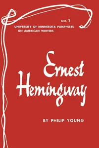 Ernest Hemingway - American Writers 1_cover