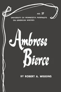 Ambrose Bierce - American Writers 37_cover