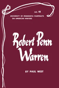 Robert Penn Warren - American Writers 44_cover