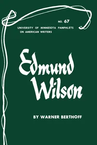 Edmund Wilson - American Writers 67_cover