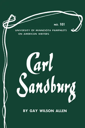 Carl Sandburg - American Writers 97