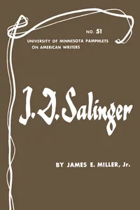 J.D. Salinger - American Writers 51_cover
