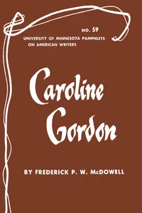 Caroline Gordon - American Writers 59_cover