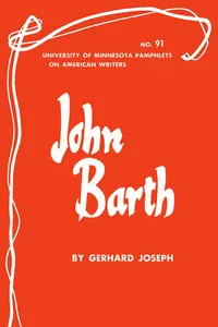 John Barth - American Writers 91_cover
