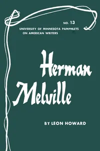 Herman Melville - American Writers 13_cover