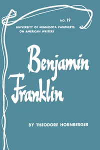 Benjamin Franklin - American Writers 19_cover