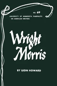 Wright Morris - American Writers 69_cover