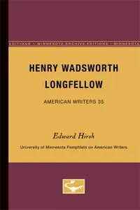 Henry Wadsworth Longfellow - American Writers 35_cover